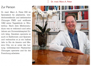 Dr. Marc A. Peter im GESUNDHEITSmagazin